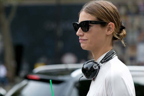 Headphones double as a great accessory.
Headphones double as a great accessory.