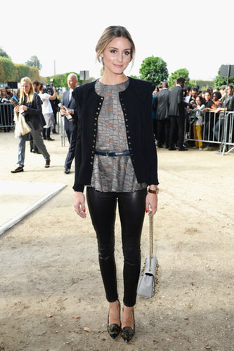 Olivia Palermo made an appearance at the Elie Saab show.
Olivia Palermo made an appearance at the Elie Saab show.