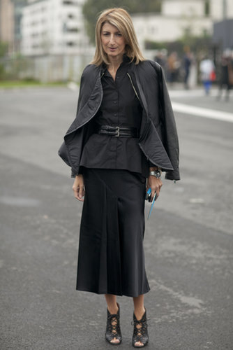 There's nothing ordinary about Sarah Ruston's all black look.
There's nothing ordinary about Sarah Ruston's all black look.