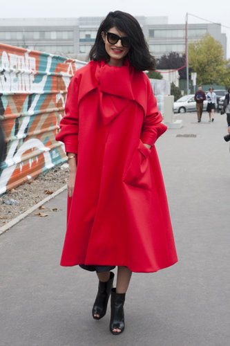 Channeling Little Red Riding Hood.
Channeling Little Red Riding Hood.