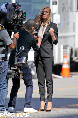 Gwyneth Paltrow got touched up on the set.
Gwyneth Paltrow got touched up on the set.