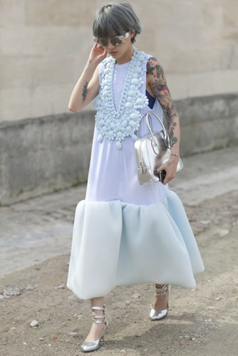 The most serene mint hue with the boldest of necklaces.
The most serene mint hue with the boldest of necklaces.