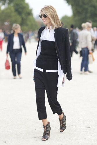 Sarah Rutson took layering to the next level.
Sarah Rutson took layering to the next level.