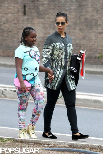 Alicia Keys took a young friend to Rome, Italy.
Alicia Keys took a young friend to Rome, Italy.
