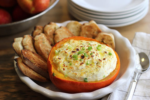 Fall Squash and Goat Cheese Dip With Garlic Toasts Fall Squash and Goat Cheese Dip With Garlic Toasts