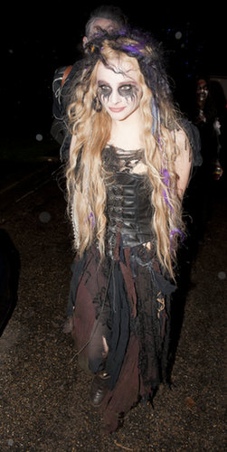 Chloë Moretz let her goth side come out in full force at the Jonathan Ross Halloween Party in 2012.
Chloë Moretz let her goth side come out in full force at the Jonathan Ross Halloween Party in 2012.