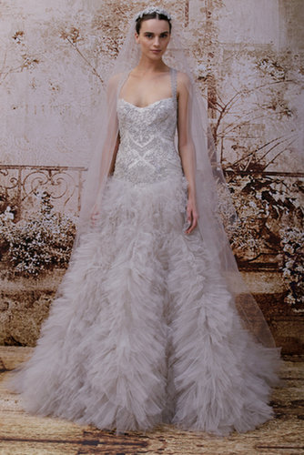 Monique Lhuillier Bridal Fall 2014
Photo courtesy of Monique Lhuillier
Monique Lhuillier Bridal Fall 2014
Photo courtesy of Monique Lhuillier