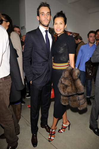 Vladimir Restoin Roitfeld hosted a reception for Nicolas Pol to celebrate the opening night of his first Italian show, After Modern Vermin Control, with stylish attendees including Goga Ashkenazi.
Vladimir Restoin Roitfeld hosted a reception for Nicolas Pol to celebrate the opening night of his first Italian show, After Modern Vermin Control, with stylish attendees including Goga Ashkenazi.