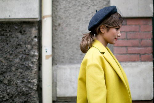 Add a curl to your low ponytail for a gamine style.
Add a curl to your low ponytail for a gamine style.