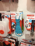 Skip Hop will introduce both a stroller handle (so kids have a place to hold onto when crossing the street) and blanket clips (they turn any blanket into a stroller blanket). 
