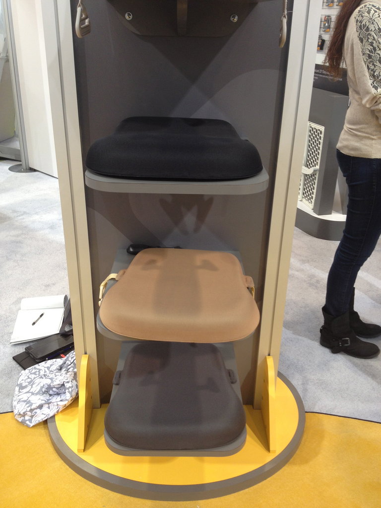 Safety First's Incognito Kid Positioning Seat is designed for smaller tots who haven't reached the 4'9" requirement for moving out of a booster. They're designed to match cars' interior fabric.
