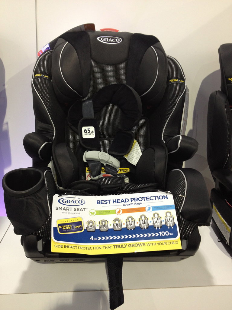 Graco's Smart Seat Featuring Safety Surround is truly an all-in-one seat. It fits kids from birth up to 100 pounds!
