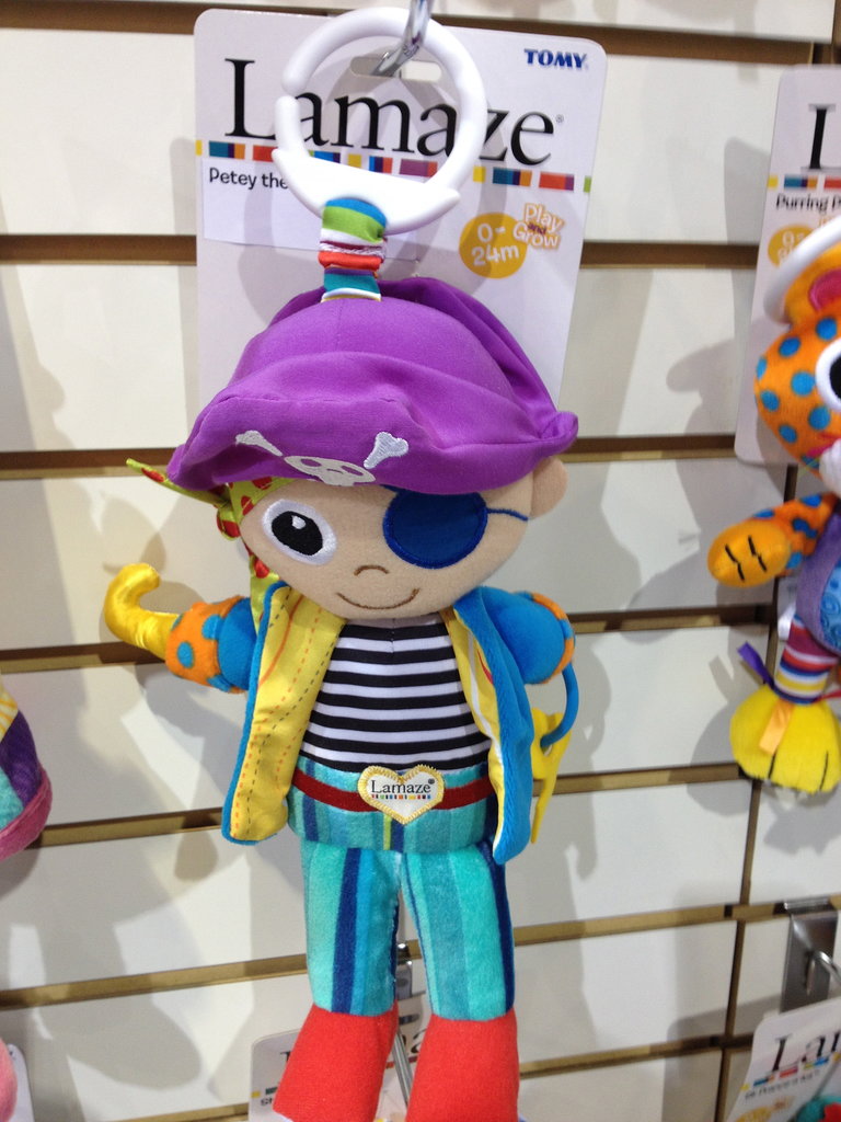 Lamaze will add this adorable pirate to its stroller toy collection. 
