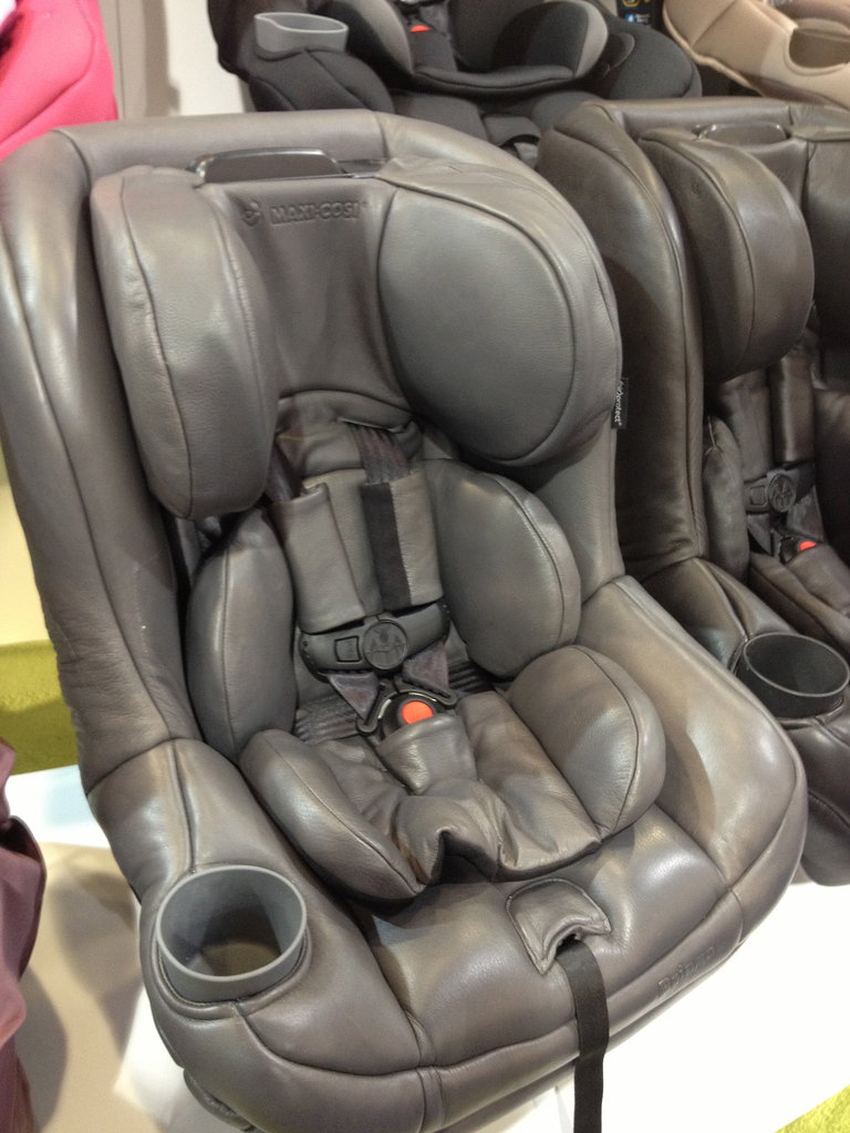 The leather car seats Maxi-Cosi showcased last year will hit the market next year in the form of the Pria 70. The buttery-soft seat is made from premium leather that is hand-sewn. 
