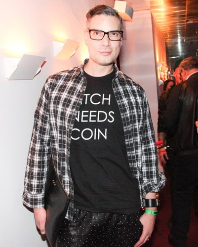 Cameron Silver made a statement in his graphic tee at the LA launch of Martone Cycling.
Cameron Silver made a statement in his graphic tee at the LA launch of Martone Cycling.