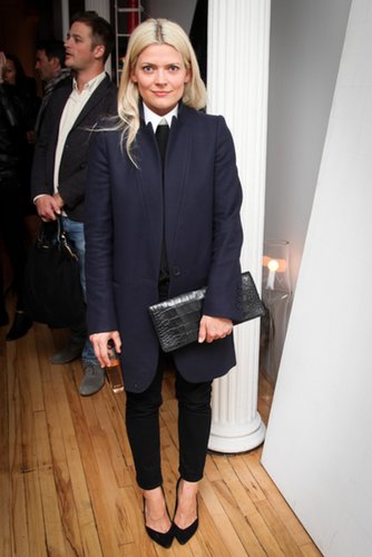 Kate Young looked sleek in her dark separates at The Line's New York event.
Kate Young looked sleek in her dark separates at The Line's New York event.