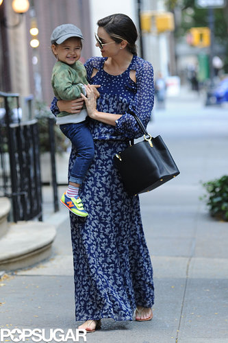 Miranda Kerr Smothers Her Smiley Guy, Flynn Bloom, With Kisses Miranda Kerr Smothers Her Smiley Guy, Flynn Bloom, With Kisses