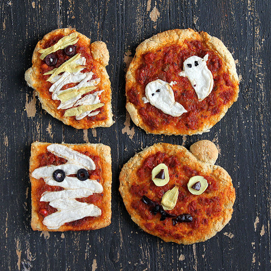 Vegan Halloween Pizzas Vegan Halloween Pizzas