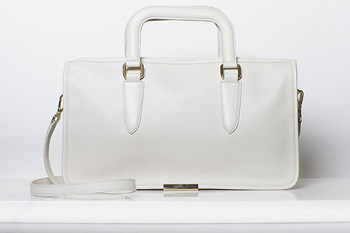 Diglam Nappa Satchel in Cream ($895)
Photo courtesy of Tamara Mellon
Diglam Nappa Satchel in Cream ($895)
Photo courtesy of Tamara Mellon