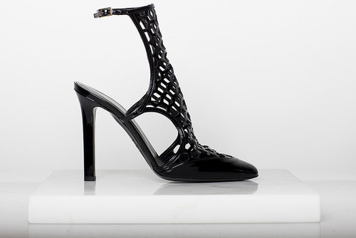 Secret Place Patent Mesh Sandal Bootie in Black ($895)
Photo courtesy of Tamara Mellon
Secret Place Patent Mesh Sandal Bootie in Black ($895)
Photo courtesy of Tamara Mellon