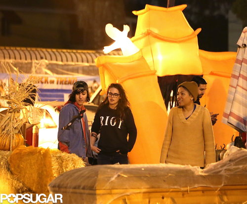 Kristen Stewart Gets Into the Halloween Spirit Kristen Stewart Gets Into the Halloween Spirit