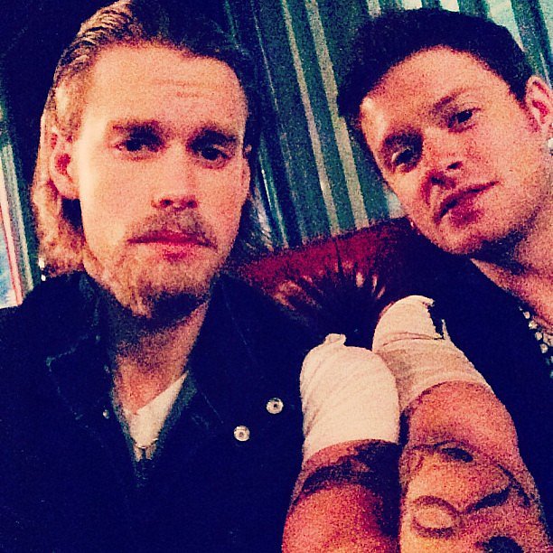 Glee's Chord Overstreet went with a Sons of Anarchy look, dressing up as Charlie Hunnam's character.
Source: Instagram user chordover
Glee's Chord Overstreet went with a Sons of Anarchy look, dressing up as Charlie Hunnam's character.
Source: Instagram user chordover