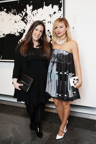 At amfAR's cocktail party, Mary Katrantzou and Nasiba Adilova got together for a good cause.
At amfAR's cocktail party, Mary Katrantzou and Nasiba Adilova got together for a good cause.