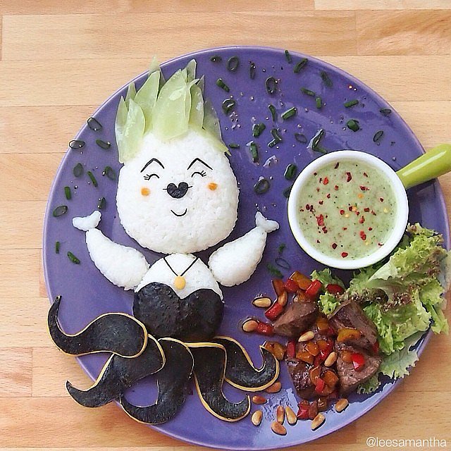 Even someone as evil and Ursula the sea witch manages to look cute with the help of some incredible food art.
Source: Instagram user leesamantha
Even someone as evil and Ursula the sea witch manages to look cute with the help of some incredible food art.
Source: Instagram user leesamantha