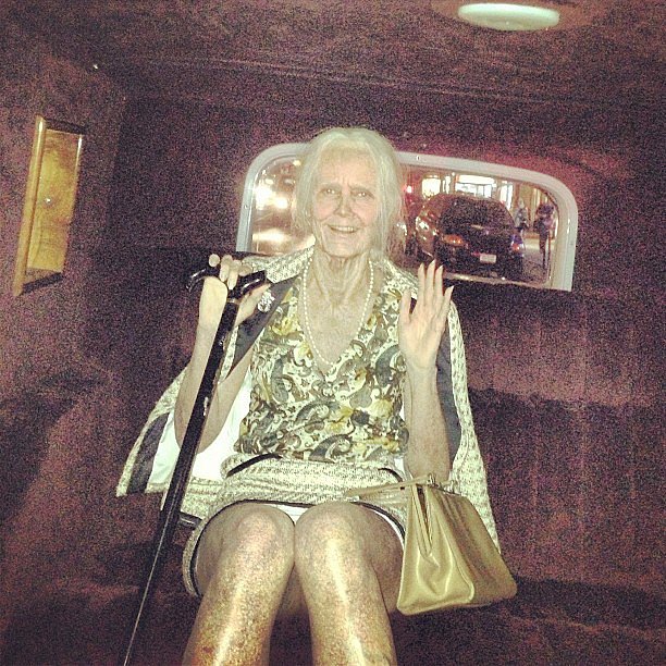 Heidi Klum gave a glimpse of her over-the-top Halloween costume — an elderly woman!
Source: Instagram user heidiklum
Heidi Klum gave a glimpse of her over-the-top Halloween costume — an elderly woman!
Source: Instagram user heidiklum