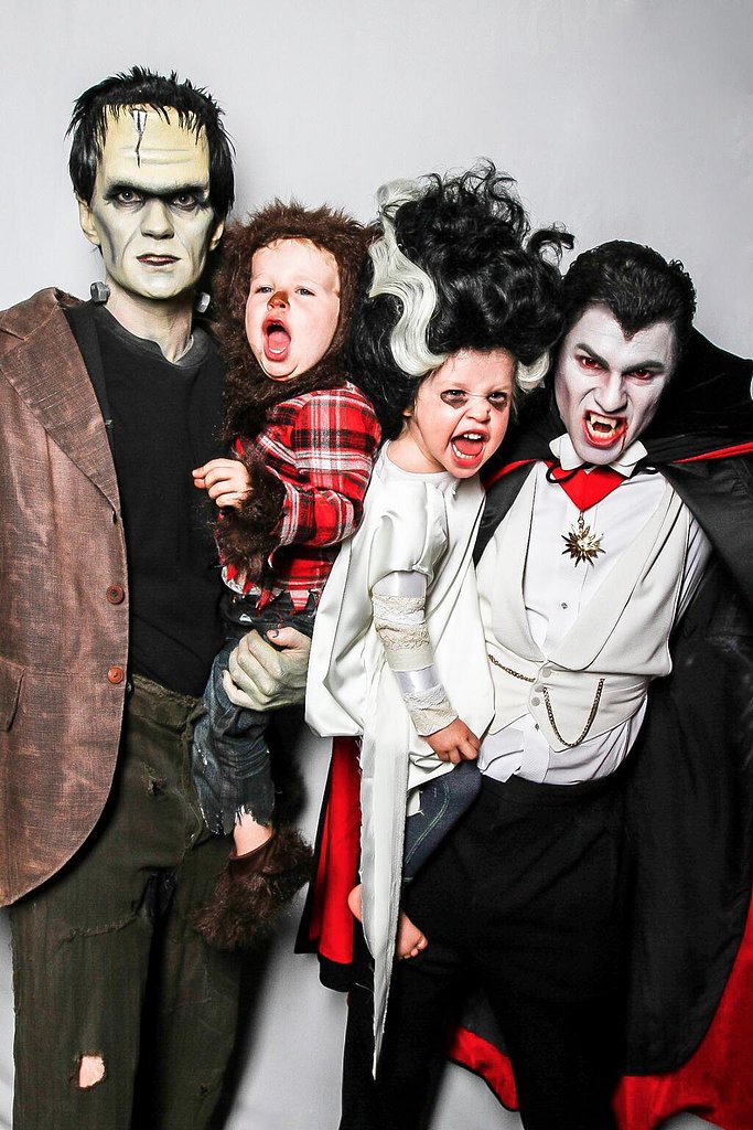 Neil Patrick Harris and his husband David Burtka dressed as Frankenstein and Dracula while their twins, Gideon and Harper, went as a werewolf and Wife of Frankenstein.
Source: Twitter user ActuallyNPH
Neil Patrick Harris and his husband David Burtka dressed as Frankenstein and Dracula while their twins, Gideon and Harper, went as a werewolf and Wife of Frankenstein.
Source: Twitter user ActuallyNPH