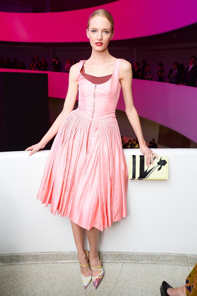 Daria Strokous was a vision in Dior at the International Gala.
Daria Strokous was a vision in Dior at the International Gala.