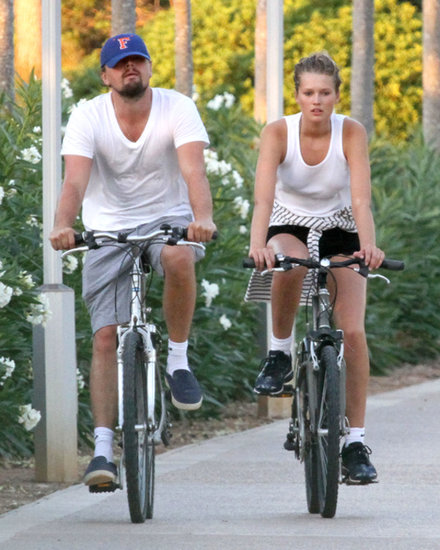 Leonardo DiCaprio rode a bike through Spain with his rumored girlfriend, Toni Garnn, in August 2013.
Leonardo DiCaprio rode a bike through Spain with his rumored girlfriend, Toni Garnn, in August 2013.