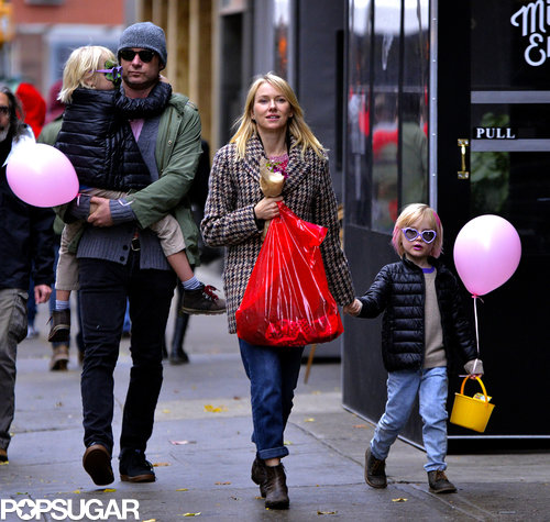 Liev Schreiber and Naomi Watts took their boys, Alex and Samuel, out in NYC's East Village on Sunday.
Liev Schreiber and Naomi Watts took their boys, Alex and Samuel, out in NYC's East Village on Sunday.