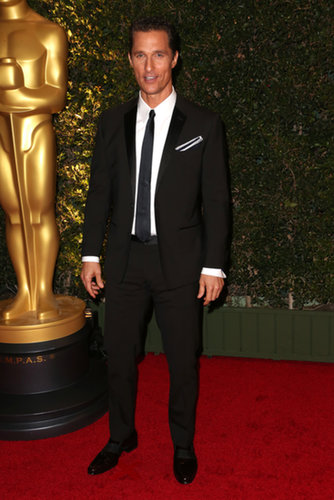 Matthew McConaughey attended the Governors Awards in LA.
Matthew McConaughey attended the Governors Awards in LA.