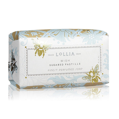 Not only does this Lollia Wish Shea Butter Soap ($10) come wrapped in gorgeous packaging, but also, the bar soap inside smells pretty decadent.
Not only does this Lollia Wish Shea Butter Soap ($10) come wrapped in gorgeous packaging, but also, the bar soap inside smells pretty decadent.