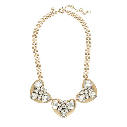 J.Crew Crystal and Metal Necklace J.Crew Crystal and Metal Necklace