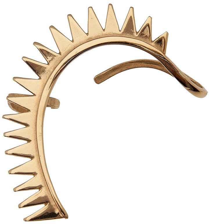 I've become fixated on finding the perfect ear cuff, and I'm pretty sure I've met my match in the Carnivorous gold cuff by Annelise Michelson ($390). I love the sleek yet edgy design, which will set off a basic black cocktail dress just as well as a t-shirt and jeans.
— Britt Stephens, assistant entertainment editor
I've become fixated on finding the perfect ear cuff, and I'm pretty sure I've met my match in the Carnivorous gold cuff by Annelise Michelson ($390). I love the sleek yet edgy design, which will set off a basic black cocktail dress just as well as a t-shirt and jeans.
— Britt Stephens, assistant entertainment editor