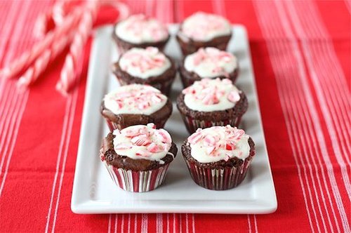 Peppermint Crunch Brownie Bites Peppermint Crunch Brownie Bites