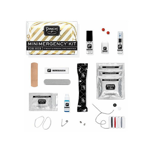 Have a jet-setting friend? Send her packing with Pinch Provisions's Candy Striper Miniemergency Kit ($15) to ensure her holiday travel goes smoothly.
Have a jet-setting friend? Send her packing with Pinch Provisions's Candy Striper Miniemergency Kit ($15) to ensure her holiday travel goes smoothly.