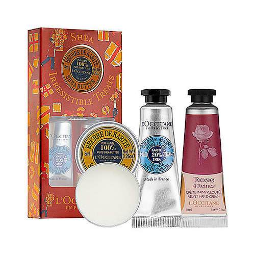 L'Occitane customer favorites are all rounded up in its Shea Irresistible Treats ($16). Give it to your hostess or officemate — or anyone whose paws need pampering.
L'Occitane customer favorites are all rounded up in its Shea Irresistible Treats ($16). Give it to your hostess or officemate — or anyone whose paws need pampering.