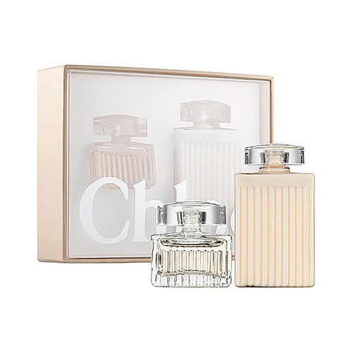 Gift Chloé's Mini Duo ($15) to the girlie girl in your life. The two-piece set includes the floral eau de parfum along with the body lotion.
Gift Chloé's Mini Duo ($15) to the girlie girl in your life. The two-piece set includes the floral eau de parfum along with the body lotion.