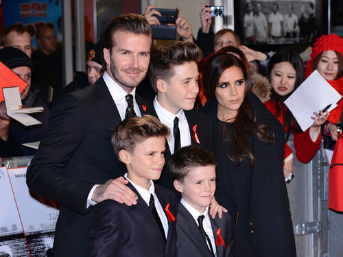 David and Victoria Beckham took their three sons — Brooklyn, Romeo, and Cruz — to the world premiere of The Class of '92 in London.
David and Victoria Beckham took their three sons — Brooklyn, Romeo, and Cruz — to the world premiere of The Class of '92 in London.
