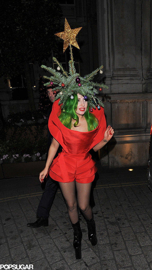 Lady Gaga already rocked under the Christmas tree this year.
Lady Gaga already rocked under the Christmas tree this year.