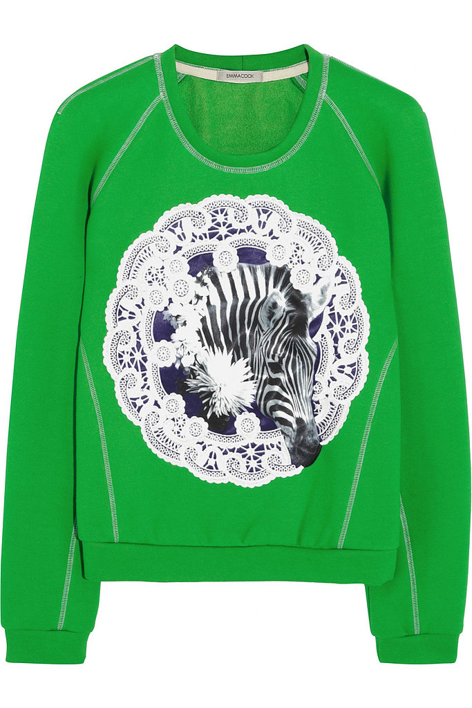 My weekday style tends to hit a slump this time of year. How could Emma Cook's bright sweatshirt ($385) not up the ante? There's lace, people!
— Randy Miller, associate editor
My weekday style tends to hit a slump this time of year. How could Emma Cook's bright sweatshirt ($385) not up the ante? There's lace, people!
— Randy Miller, associate editor