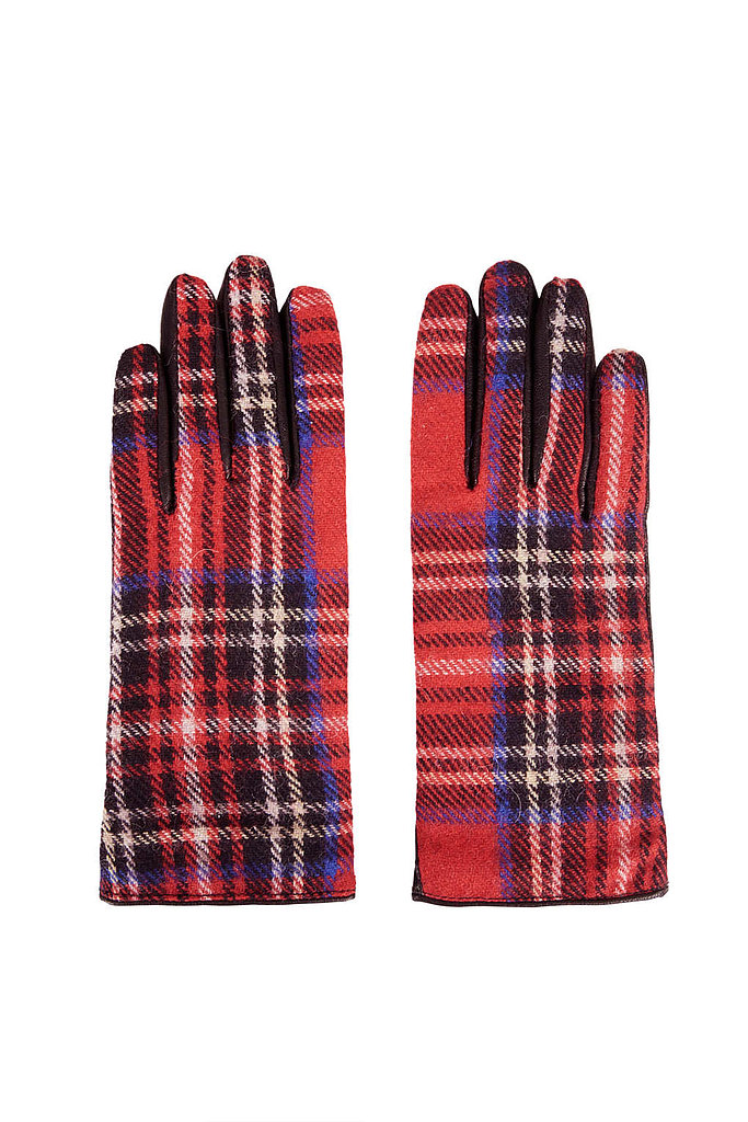 Topshop Plaid Gloves Topshop Plaid Gloves