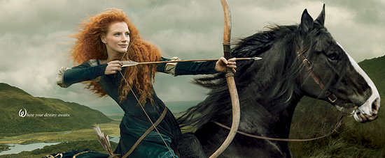 Jessica Chastain Becomes a Disney Princess Jessica Chastain Becomes a Disney Princess