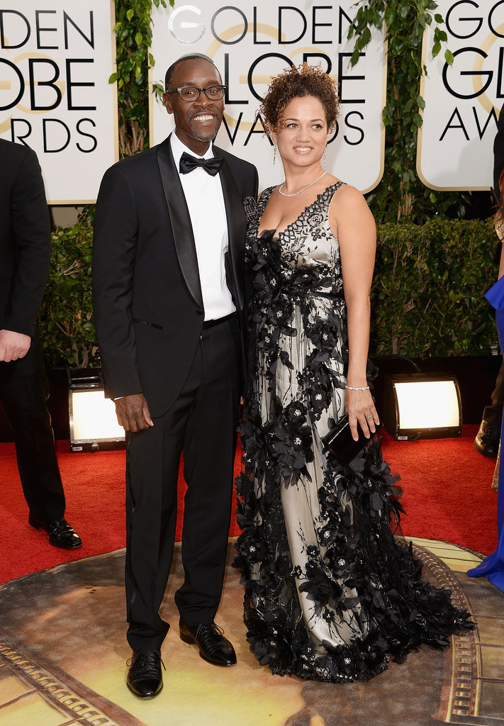 Don Cheadle and Bridgid Coulture arrived at the Golden Globe Awards.
Don Cheadle and Bridgid Coulture arrived at the Golden Globe Awards.