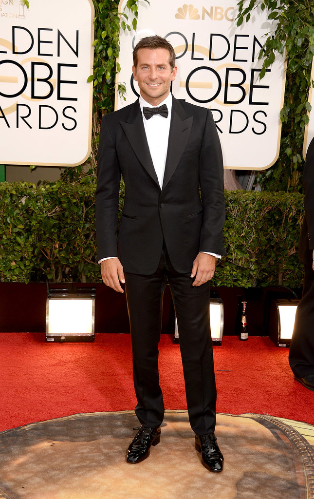 Bradley Cooper looked as handsome as ever on the Golden Globes red carpet.
Bradley Cooper looked as handsome as ever on the Golden Globes red carpet.