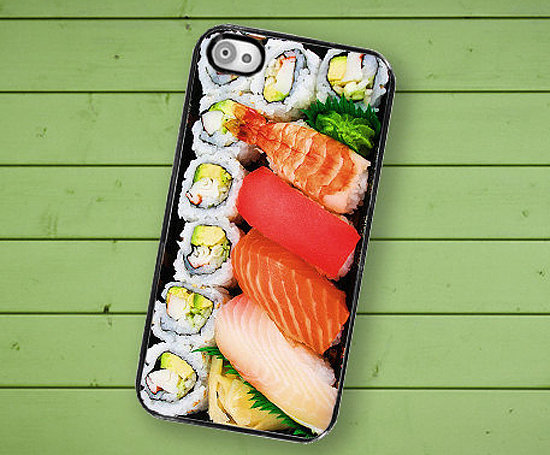 Think of this sushi iPhone case ($17) as a way to carry around your bento box at all times. 
