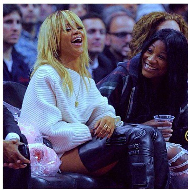 Rihanna and Ursula Stephen Rihanna and Ursula Stephen